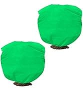 Plant Covers Frost Protection Bag Large Size Winter Drawstring Plant Covers Winter Reusable Plant...