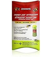 Yellow Jacket Hornet Bee & Wasp Trap by Catchmaster Refill - 2 Baits, Ready to Use Outdoors. Inse...