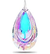 H&D Colorful Suncatcher Crystal Hanging Prism Chandelier Waterdrop 63mm