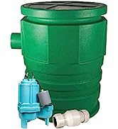 Little Giant WCR-9SS 115 Volt, 4/10 HP, 4800 GPH Sewage / Effluent / Wastewater Collection and Re...