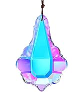 AB Coating Hanging Prism Crystals for Windows Crystal Prism Suncatchers Rainbow Maker for Home Ga...