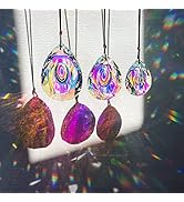 Window Hanging Crystal Prisms Sun Catcher AB Coating Rainbow Maker Glass Prisms Hanging Suncatche...