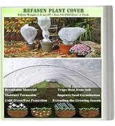 Plant Covers Freeze Protection,10.5Ft x 33Ft 1.2oz Frost Blankets for Outdoor Plants Floating Row...