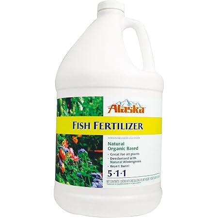 Alaska Fish Emulsion Fertilizer 5-1-1 Concentrate 1 Gallon (Packaging may vary)