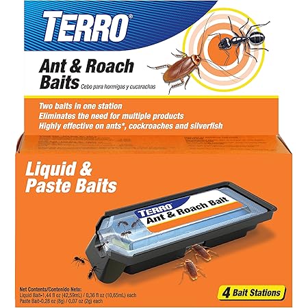 Terro T360 Stations, 1 PACK Ant & Roach Baits, Black