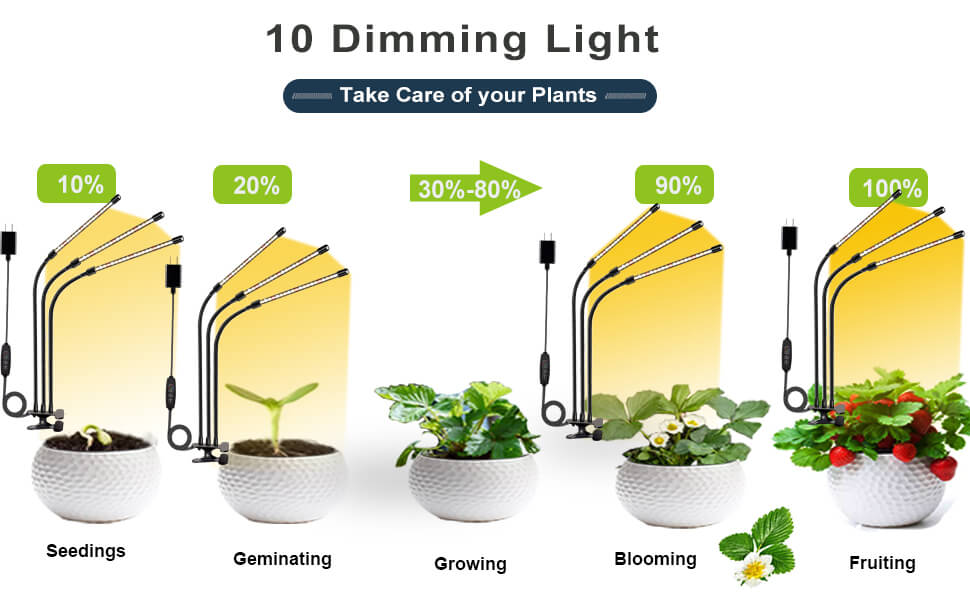 Grow light for indoor plant A+5