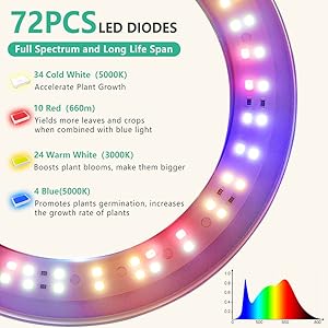 72PCS LEDS