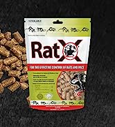 EcoClear Products 620100-6D RatX All-Natural Non-Toxic Humane Rat and Mouse Rodenticide Pellets, ...