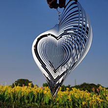 yard art  yard ornament hanging  wind spinner